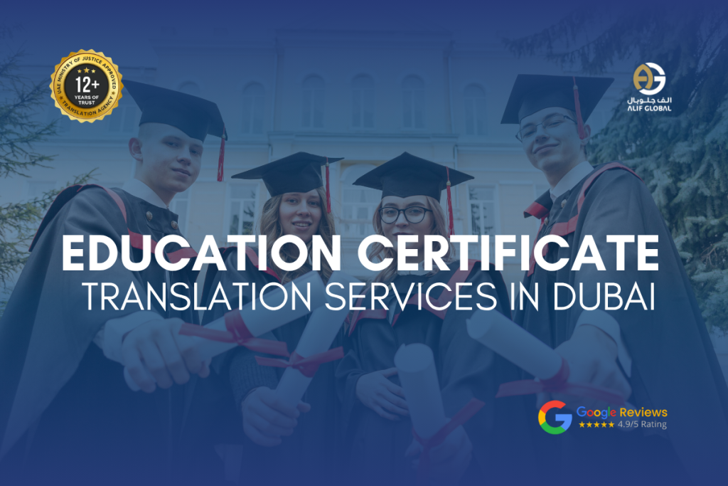 Degree Certificate Translation Dubai by MOJ Certified Translators